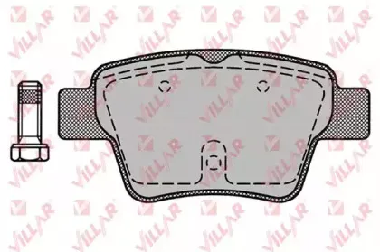 Комплект тормозных колодок, дисковый тормоз VILLAR купить