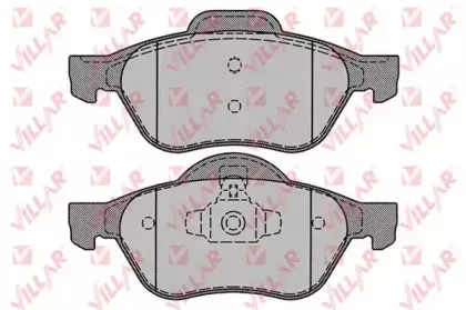 Комплект тормозных колодок, дисковый тормоз VILLAR купить