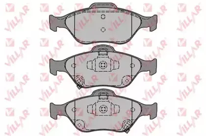 Комплект тормозных колодок, дисковый тормоз VILLAR купить