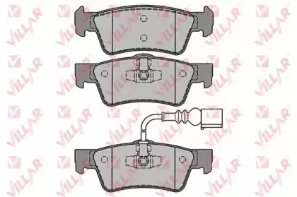 Комплект тормозных колодок, дисковый тормоз VILLAR купить