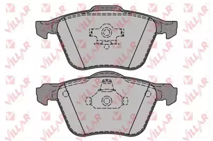 Комплект тормозных колодок, дисковый тормоз VILLAR купить