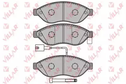 Комплект тормозных колодок, дисковый тормоз VILLAR купить