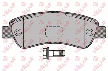 Комплект тормозных колодок, дисковый тормоз VILLAR купить