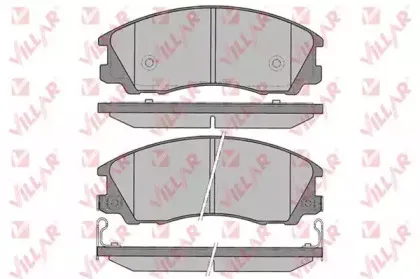 Комплект тормозных колодок, дисковый тормоз VILLAR купить
