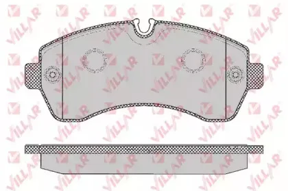 Комплект тормозных колодок, дисковый тормоз VILLAR купить