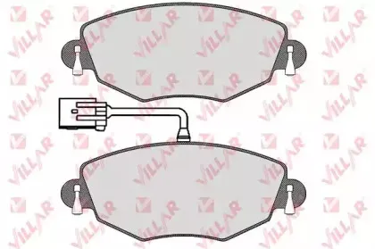 Комплект тормозных колодок, дисковый тормоз VILLAR купить