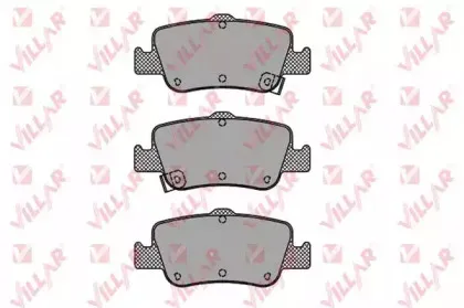 Комплект тормозных колодок, дисковый тормоз VILLAR купить