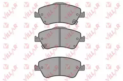 Комплект тормозных колодок, дисковый тормоз VILLAR купить