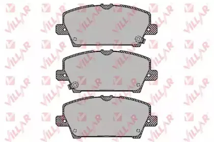 Комплект тормозных колодок, дисковый тормоз VILLAR купить