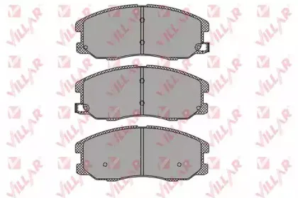 Комплект тормозных колодок, дисковый тормоз VILLAR купить