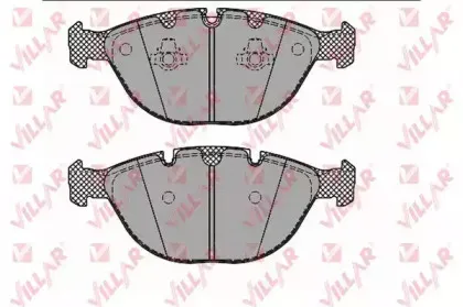 Комплект тормозных колодок, дисковый тормоз VILLAR купить