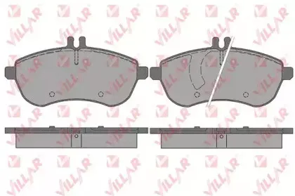 Комплект тормозных колодок, дисковый тормоз VILLAR купить