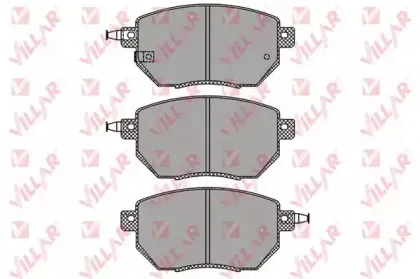 Комплект тормозных колодок, дисковый тормоз VILLAR купить