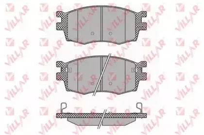 Комплект тормозных колодок, дисковый тормоз VILLAR купить