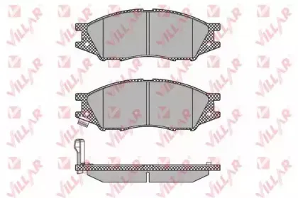 Комплект тормозных колодок, дисковый тормоз VILLAR купить