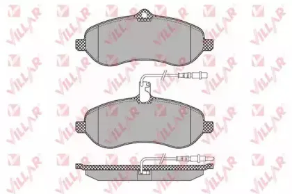 Комплект тормозных колодок, дисковый тормоз VILLAR купить