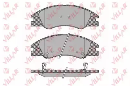 Комплект тормозных колодок, дисковый тормоз VILLAR купить
