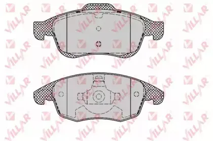 Комплект тормозных колодок, дисковый тормоз VILLAR купить