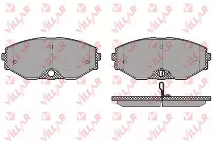 Комплект тормозных колодок, дисковый тормоз VILLAR купить