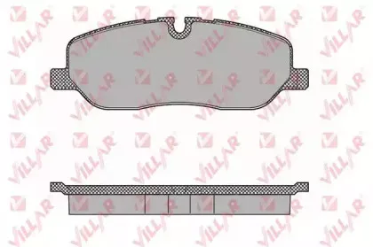 Комплект тормозных колодок, дисковый тормоз VILLAR купить
