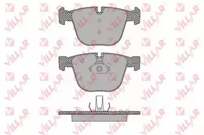 Комплект тормозных колодок, дисковый тормоз VILLAR купить
