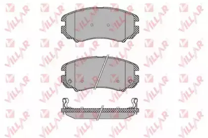 Комплект тормозных колодок, дисковый тормоз VILLAR купить