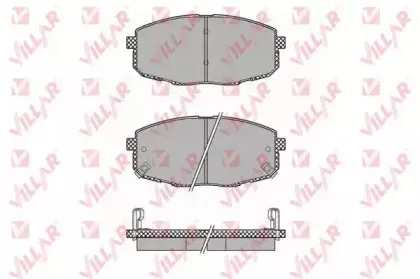 Комплект тормозных колодок, дисковый тормоз VILLAR купить