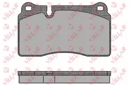 Комплект тормозных колодок, дисковый тормоз VILLAR купить