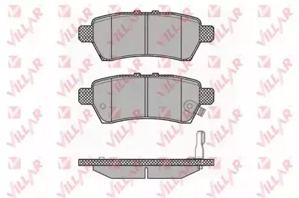 Комплект тормозных колодок, дисковый тормоз VILLAR купить