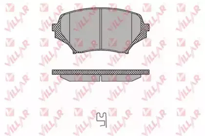 Комплект тормозных колодок, дисковый тормоз VILLAR купить