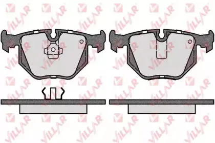 Комплект тормозных колодок, дисковый тормоз VILLAR купить
