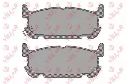 Комплект тормозных колодок, дисковый тормоз VILLAR купить