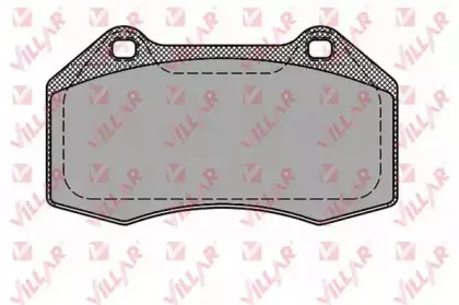 Комплект тормозных колодок, дисковый тормоз VILLAR купить