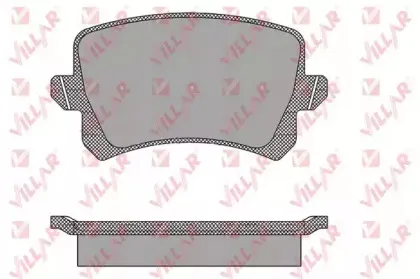 Комплект тормозных колодок, дисковый тормоз VILLAR купить