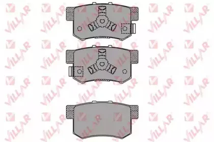 Комплект тормозных колодок, дисковый тормоз VILLAR купить