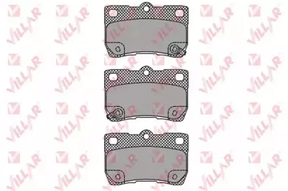 Комплект тормозных колодок, дисковый тормоз VILLAR купить