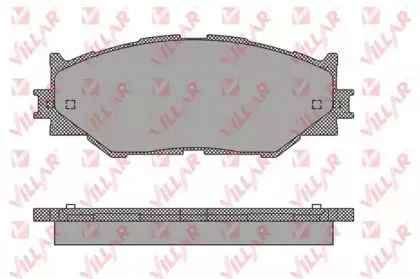 Комплект тормозных колодок, дисковый тормоз VILLAR купить