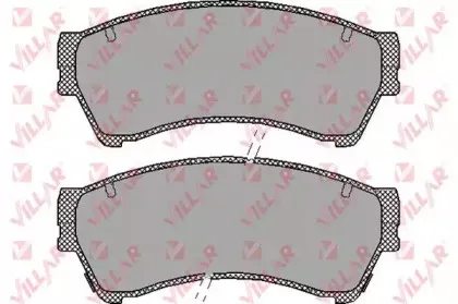Комплект тормозных колодок, дисковый тормоз VILLAR купить
