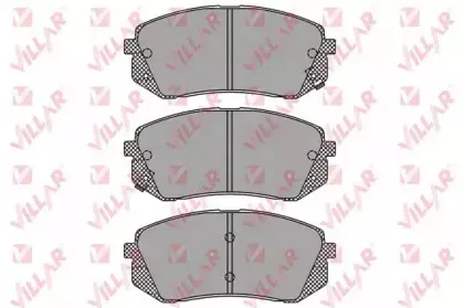 Комплект тормозных колодок, дисковый тормоз VILLAR купить