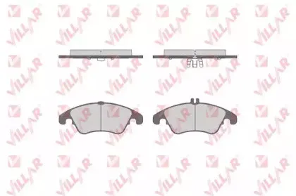 Комплект тормозных колодок, дисковый тормоз VILLAR купить