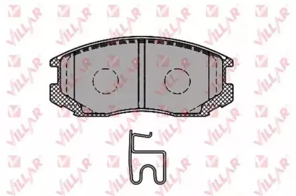 Комплект тормозных колодок, дисковый тормоз VILLAR купить