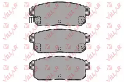 Комплект тормозных колодок, дисковый тормоз VILLAR купить
