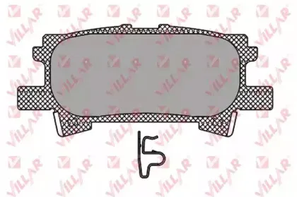 Комплект тормозных колодок, дисковый тормоз VILLAR купить