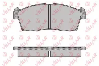 Комплект тормозных колодок, дисковый тормоз VILLAR купить