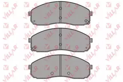 Комплект тормозных колодок, дисковый тормоз VILLAR купить