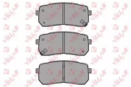 Комплект тормозных колодок, дисковый тормоз VILLAR купить