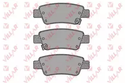 Комплект тормозных колодок, дисковый тормоз VILLAR купить