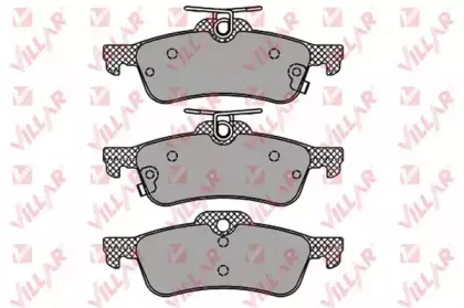 Комплект тормозных колодок, дисковый тормоз VILLAR купить