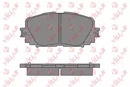 Комплект тормозных колодок, дисковый тормоз VILLAR купить