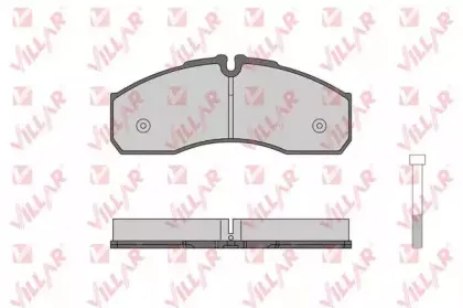 Комплект тормозных колодок, дисковый тормоз VILLAR купить